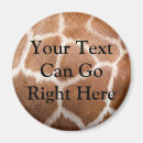 Search for giraffe print magnets Wildlife