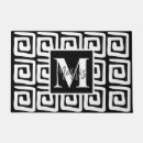 Search for greek key doormats Monogrammed