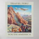 Search for peru vintage travel posters South america