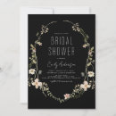 Search for boho chic bridal shower invitations Whimsical wildflowers