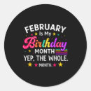 Search for february birthday stickers Whole month