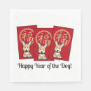 Search for chinese new year napkins Lucky