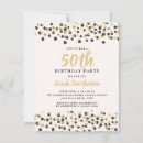 Search for black and gold 50th birthday invitations Elegant