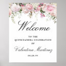 Search for quinceanera welcome signs Elegant