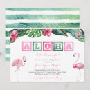 Search for aloha invitations Flamingos