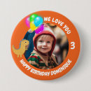 Search for happy birthday orange badges For kids
