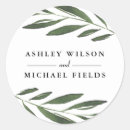 Search for fern wedding stickers Elegant