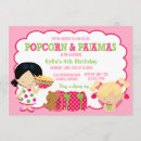 Search for popcorn party invitations Pyjamas
