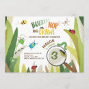 Search for insects invitations Boy
