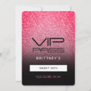 Search for vip sweet 16 invitations Pink and black
