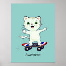 Search for funny cartoon cat posters Kitten