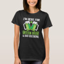 Search for bad decisions tshirts Green