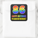 Search for 86 stickers 86th birthday