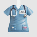 Search for nurses scrubs christmas tree decorations Blue