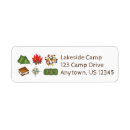 Search for camp return address labels S'mores