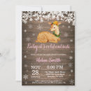 Search for deer baby girl shower invitations Snowflake