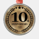 Search for 10th anniversary christmas tree decorations Gold