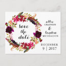 Search for burgundy floral save the dates Watercolor