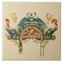 Search for chicken art tiles Vintage