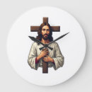 Search for jesus cross clocks Christian