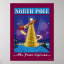 Search for christmas train art North pole