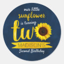 Search for blue sunflower stickers Fall
