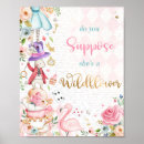 Search for alice in wonderland party signs Mad tea party