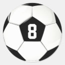 Search for white number stickers Soccer