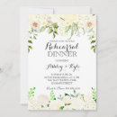 Search for hydrangea rehearsal dinner invitations White