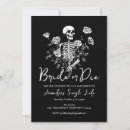 Search for halloween hens party invitations Bride or die