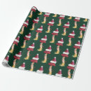Search for mushroom christmas wrapping paper Green