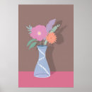 Search for blue flower vase posters Bouquet
