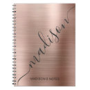 Search for rose gold notebooks Girly feminine