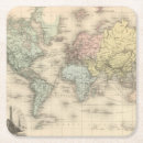 Search for ancient maps coasters Relief