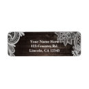 Search for wood and lace return address labels Wooden