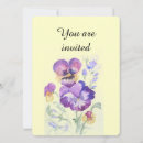 Search for pansy invitations Flowers