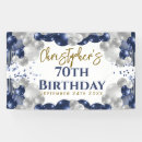 Search for 70th birthday banner banners Glitter