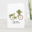 Search for bicycle christmas cards Winter