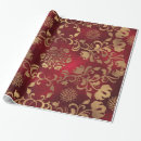 Search for red metallic wrapping paper Festive