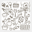 Search for seamless pattern stickers Pumpkin