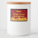 Search for flames the labels Hot sauce