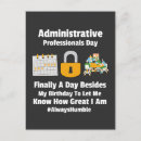 Search for administration postcards Secretary