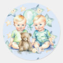 Search for twins stickers Twin boys