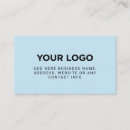 Search for light blue business cards Simple