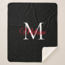 Search for black and red blankets Modern