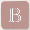 Search for pink letters coasters Rose