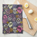 Search for sugar skull tea towels Dia de los muertos
