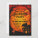Search for dark halloween invitations Haunted house
