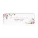 Search for floral bridal return address labels Watercolor flowers