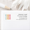 Search for logo return address labels White